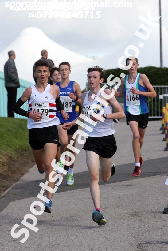 Mens under-17s  Northern 3 Stage Road Relay, SportsCity, Manchester. Photo: David T. Hewitson/Sports for All Pics